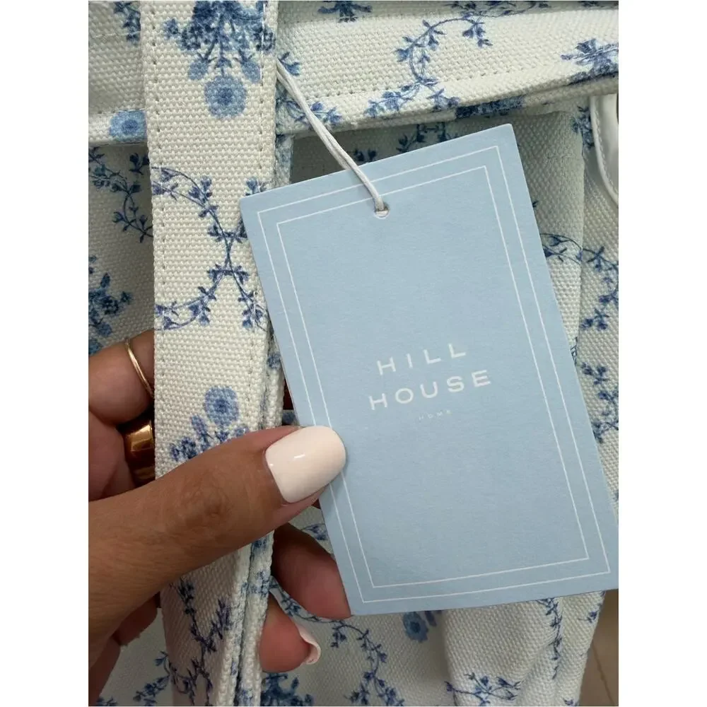 NWT Rare Hill House Pet Tote in Blue Trellis